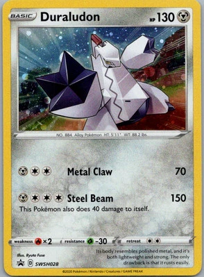 Duraludon SWSH: Sword & Shield Promo Cards SWSH028 Near Mint NM Cosmos Holo Rare - Image 1 of 2