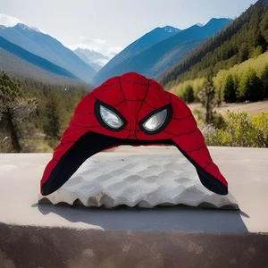 New Gap Spiderman MARVEL Winter Hat Boy Lined fleece size M/L Ear flap trapper - Picture 1 of 24