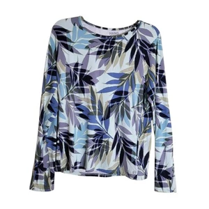 Women's Hang Ten Long Sleeve Sun Tee Rashguard XXL 'Mint' Green Leaf UPF 50+ - Picture 1 of 6