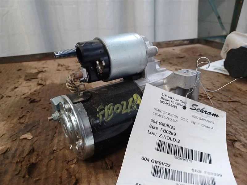 2022 GMC Savana 3500 Starter Motor 2636373 - Image 1 of 4