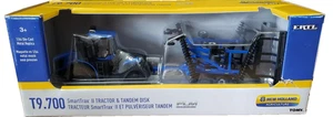 Ertl New Holland T9.700 SmartTrax II Tractor & Tandem Disk PLM Diecast 1:64 - Picture 1 of 14