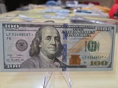 *2009 A $100 Dollar Federal Reserve STAR* Note *LF 03488587* - Image 1 of 2