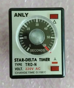 Anly TRD-N 220V 110V 30S STAR-Delta Timer Motor Start Time Limit Relay - Picture 1 of 4