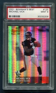 2001 Bowman's Best Michael Vick RC 1191/1499 PSA 9 MINT - Picture 1 of 2