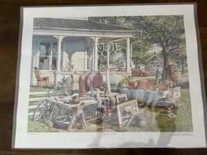 Charles Peterson “Yard Sale” Original Numbered Limited Edition Art Print - Picture 1 of 8