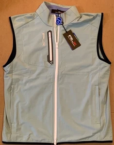 NWT $168 RLX Ralph Lauren Two-Way Zipper Front Golf Vest Men’s Size Medium - Picture 1 of 5