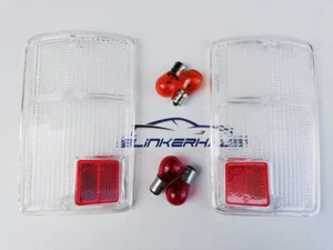LUCI LENTI FANALI POSTERIORI BIANCO FIAT 126 PERSONAL -1987 126P 127 FIORINO - Picture 1 of 3