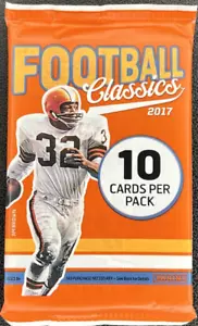 2017 Panini Classics NFL Football Retail Pack Sigillato in Fabbrica - Mahomes Rookie? - Foto 1 di 1