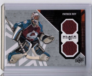 2011-12 Upper Deck Black Diamond Patrick Roy Dual Jersey