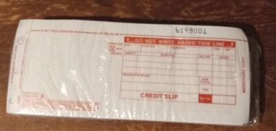 Impresora de tarjetas de crédito 100 LARGAS 3 PIEZAS venta boletas cargo de crédito recibo giros Foto 1 de 4