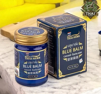 ROYAL THAI HERB Blue Balm Thai Massage Balsam Krampfadern Mücken Muskelkater Arthritis Chondrose