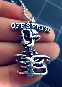 The Offspring Necklace Stainless Ball Chain New Vintage Smash Pendant 1994 - Picture 1 of 12