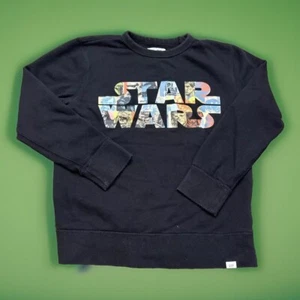 GAP Star Wars Sweater Youth XL Black Sweatshirt Graphic Print Size 12 - Picture 1 of 9