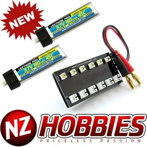 Combo Lectron 1S 3,7V 180mAh 45C (2 Stück) Lipo Akku mit paralleler Ladeplatine - Bild 1 von 1