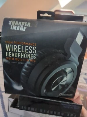 Sharper Image Wireless Headphones With Built In Mic High Performance  - Image 1 of 3