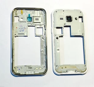 COVER MIDDLE FRAME RAHMEN GEHÄUSE SAMSUNG GALAXY J1 J100 WEISS WHITE - Bild 1 von 1