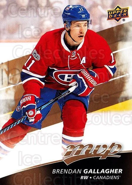 2017-18 Upper Deck MVP #196 Brendan Gallagher - Image 1 of 1