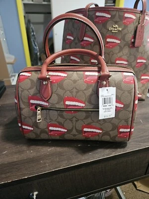 Coach Bags NEW with Tags, Mouth, Lips print, Coach Purse - Image 1 of 4