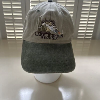 Gorra de béisbol para hombre Lake Burton GA pesca con mosca gorra de papá verde tostado ajustable Ouray Foto 1 de 4