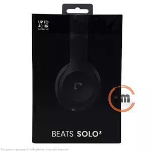 Beats by Dr. Dre Solo 3 Wireless On Ear Headphones Matte - Black (MX432LL/A) ™ - Picture 1 of 8