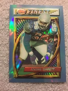 1994 Topps Finest ANDRÉ TIPPETT #81 Refractor Parallel New England Patriots - Picture 1 of 3