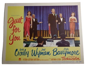 Locandina film Just For You Lobby Card Bing Crosby Jane Wyman Ethel Barrymore - Foto 1 di 6