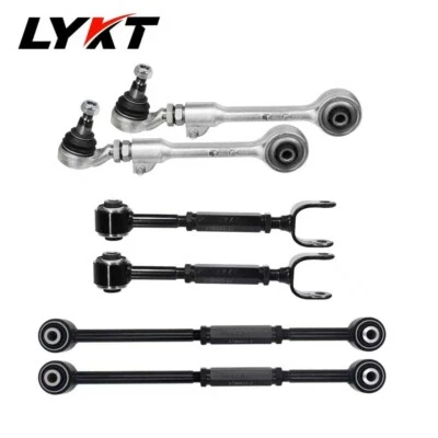 LYKT 6pcs Front&Rear Adjustable Camber+Toe arms Kit for BMW X3 11-17 X4 15-18 Foto 1 de 4
