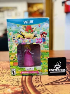 Brand New Mario Party 10 + Princess Peach Amiibo Bundle (Nintendo Wii U) *1 - Picture 1 of 8