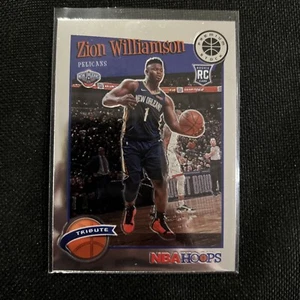 2019-20 Panini NBA Hoops Premium Stock Hoops Tribute #296 Zion Williamson - Bild 1 von 2
