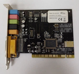 PC Line PCL-SC5100 PCI Sound Audio Card with Midi Port C3DX CMI8738 Chipset - Picture 1 of 7