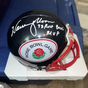 Warren Moon HOF USC signed 1978 Rose Bowl MVP Mini Helmet - Picture 1 of 2