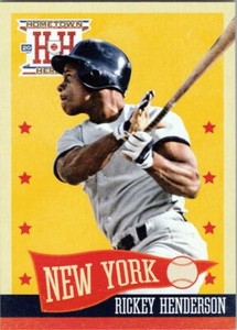 2013 Hometown Heroes #50 Rickey Henderson New York Yankees