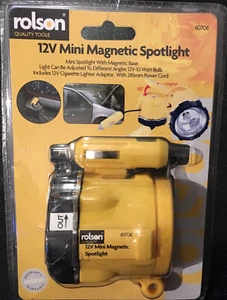 NEU UND VERPACKT Rolson 12 V Mini magnetischer Scheinwerfer inkl. Auto 12 V Autoadapter & Kabel - Bild 1 von 4
