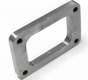 Flange T6 Turbo Undivided/Straight Inlet Large Open Steel exhaust Flange, Stainl - Picture 1 of 3