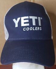 Yeti Coolers Blue White Ball Cap Hat Snapback Baseball