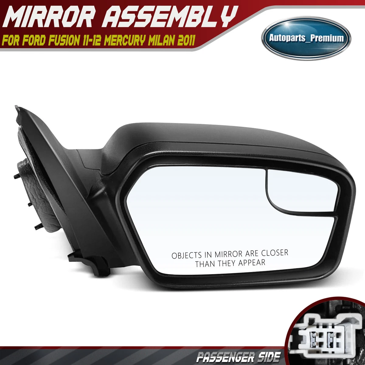 Retrovisor Lateral Eléctrico Conductor Izquierdo