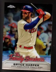 Bryce Harper PHILLIES REFRACTOR 2019 Topps Chrome Update The Family Business #FB - Photo 1 sur 2