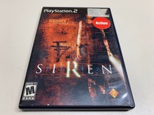 SIREN PLAYSTATION 2 PS2 VIDEO GAME *FULLY FUNCTIONAL*