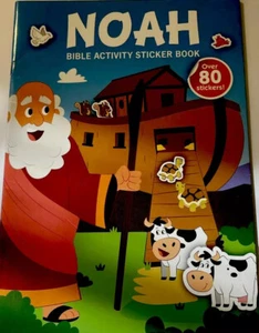 Bible NOAH Activity Sticker Book with 80 + Stickers - Picture 1 of 1