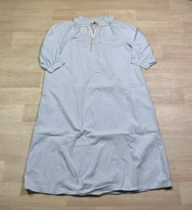 Camisón Yolande años 50 azul gasa coqueta talla pequeña verdadero de colección - Imagen 1 de 5