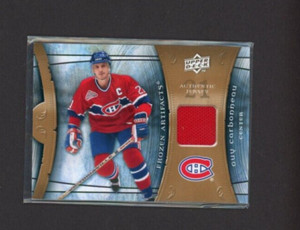 2009-10 Artifacts Frozen Artifacts Jersey Retail #FARGC Guy Carbonneau