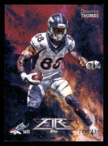 2014 Topps Fire Purple #10 Demaryius Thomas /499 - Picture 1 of 2