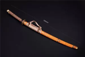 Modelo de espada samurai katana japonesa de metal escala 1/6 para figura de 12" - Imagen 1 de 3
