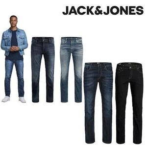 Jack & Jones Original Men's Regular Fit Jeans Denim Straight Leg Basic Pants - Picture 1 of 26