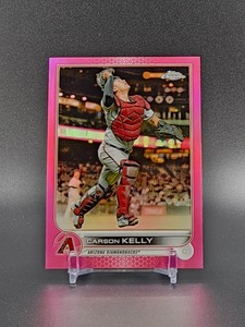 2022 Topps Chrome #215 Carson Kelly Pink Refractor