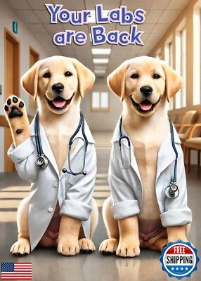 Glory To Dog Your Labs Are Back: You'll Feel Better Soon! Get Well Card with  - Image 1 of 4