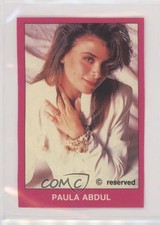 1992 Hellas Jenkki Pop-Stars Stickers Paula Abdul (Red Border) f5h