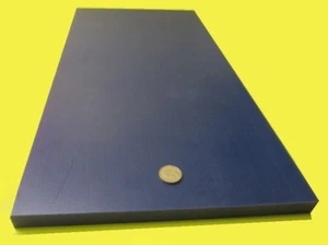Tivar 88 Blue UHMW PE Sheet .750" (3/4") Thick x 12" x 24", UV Stabilized - Picture 1 of 12
