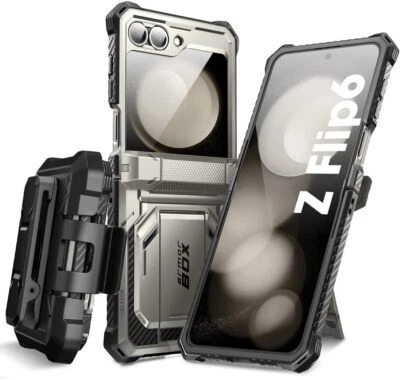 For Samsung Galaxy Z Flip6 (2024) i-Blason Military Protection Case Screen Cover - Image 1 of 4