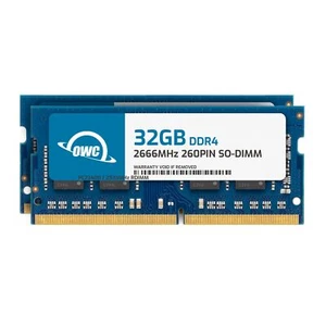 OWC 64GB (2 x 32GB) PC21300 DDR4 2666MHz SO-DIMMs Memory Ram Module Kit - Picture 1 of 9